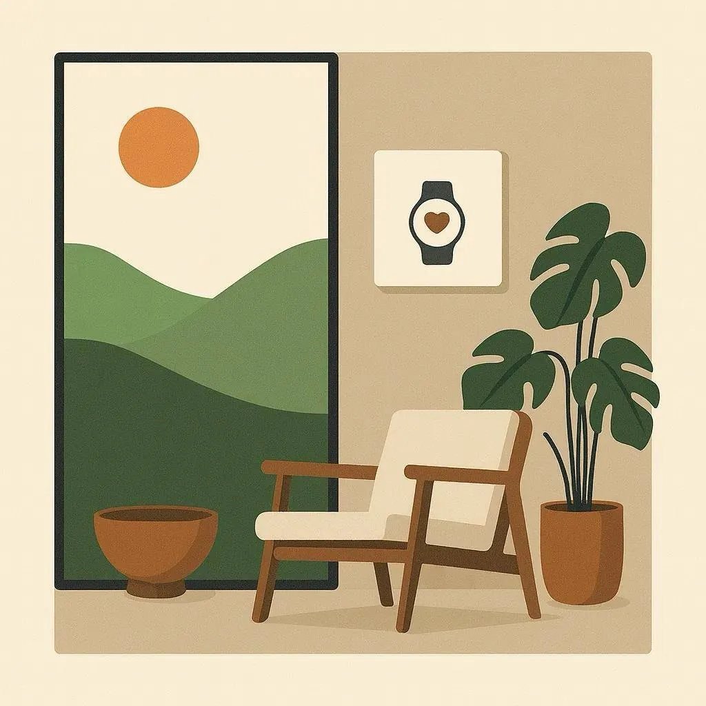 “Lunamah smart and natural living collection with minimalist interior and nature-inspired design”